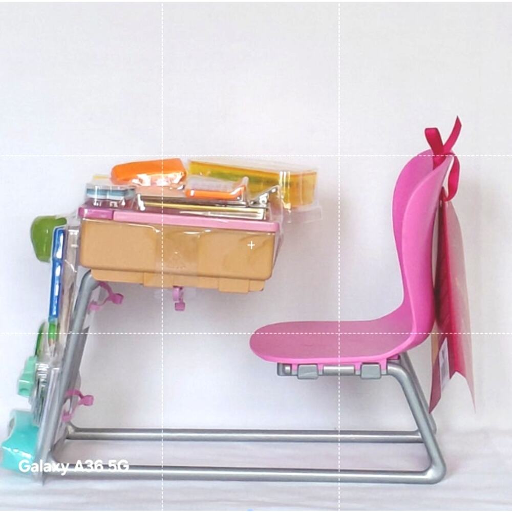 Our Generation School Desk Set Realistic Classroom Supplies 18" NWT